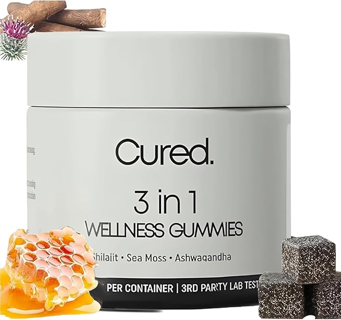 Cured 3 in 1 Wellness Gummies
