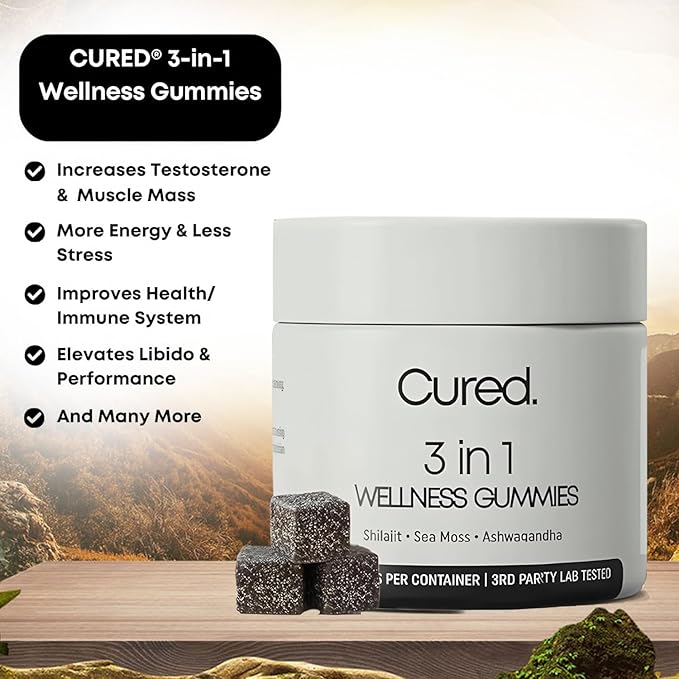 Cured 3 in 1 Wellness Gummies