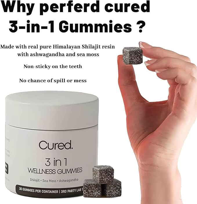 Cured 3 in 1 Wellness Gummies