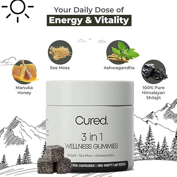 Cured 3 in 1 Wellness Gummies
