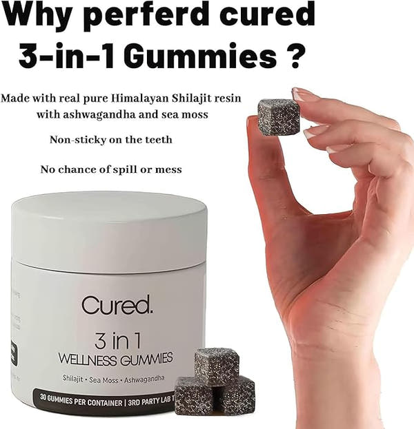 Cured 3 in 1 Wellness Gummies